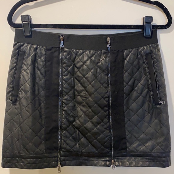 BCBGMAXAZRIA faux leather mini - Picture 1 of 3